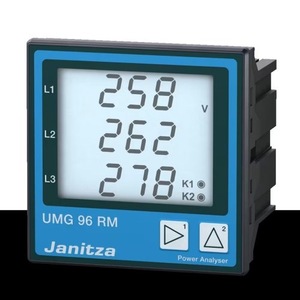 Analizador de Energía Trifásico Janitza UMG 96 RM con Pantalla LCD, Uso Industrial, Clase 0.5 de Precisión - Product Image 1