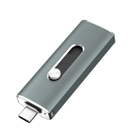 Clé USB pivotante OTG 2 en 1 8 Go 4 Go 2 Go 128 Go 64 Go 32 Go de mémoire Clé USB double Type C Clé USB 2.0
