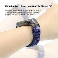 Bracelet en nylon YouZhiShun pour Mi Band 8, boucle à dégagement rapide, respirant, réglable, doux pour la peau, étanche, bracelet de montre