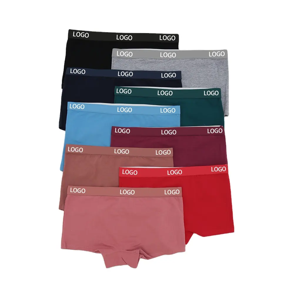 Manufacturers High Quality Custom Logo Breathable Men's Underwear Cotton Boxer Shorts Male Basics Boxer Briefs