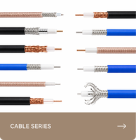 Cable Coaxial de Latón LAOXUNMR100, Cable de Conexión de 100 Pies, Suministro de Fábrica