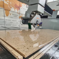 Machine de découpe de marbre CNC 4 axes Artcam, découpeuse électrique de carreaux et de granit, machine à pierre certifiée CE