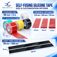Ruban adhésif en silicone ignifuge V0, auto-adhésif, à haute isolation diélectrique, pour la protection des fils de moteur et des barres omnibus