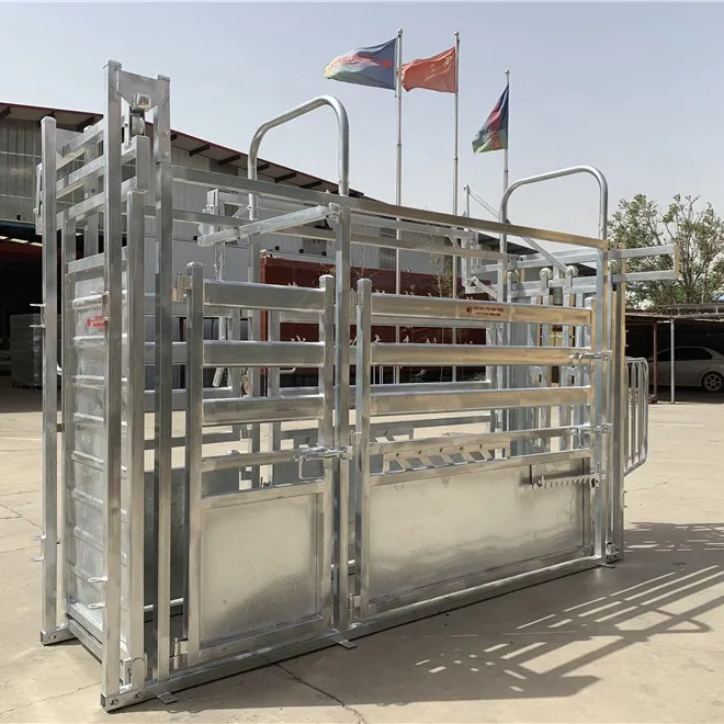 Оцинкованная панель для крупного рогатого скота, оборудование для обработки крупного рогатого скота с системой взвешивания