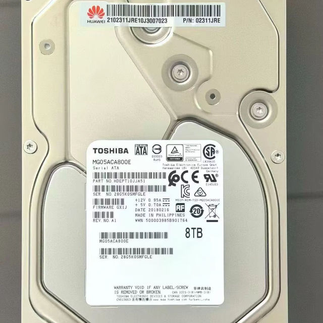 For Huawei HDEPT10JJ51 02311JRE GM05ACA800E 8TB 3.5-Inch 7.2K RPM SATA 6Gb/s Enterprise Hard Drive for Server Systems