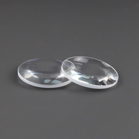 Vente chaude Diamètre 42mm Verre Optique BK7 Laser Quartz Cristal Lentille Biconvexe