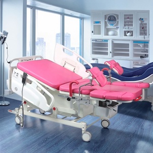 Cama de Parto Ginecológica Eléctrica Ajustable de Metal, Reposapiés, Mobiliario Moderno para Hospitales, Mesa de Parto para Uso Escolar - Product Image 4