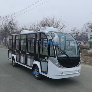 Autobús Turístico Eléctrico de Color Personalizado, Puertas de Vidrio Totalmente Cerradas, Capacidad para 14 Personas, Estructura de Acero para Recorridos Urbanos al Aire Libre - Product Image 3