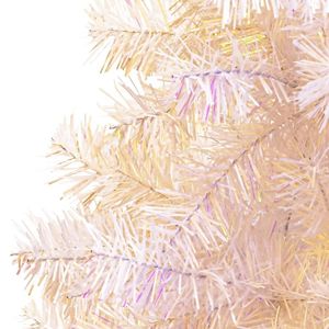 W2B VidaXL 70.9 pollici resistente bianco PVC & acciaio albero di natale a forma di stella 5M personalizzabile Base in piedi per decorazioni esterne - Product Image 2