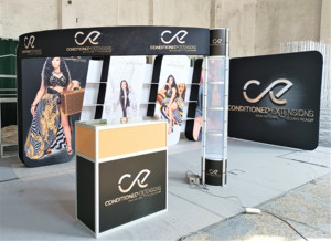 Assemblage rapide 10-20 stand d'exposition portable pour salon professionnel affichage d'exposition de cadre de tuyau de construction rapide pour les salons - Product Image 2