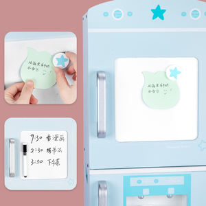 Brinquedos de Cozinha Estilo Quente Simulação Casa de Brincar Cozinha de Madeira Sólida Rosa Brinquedo Refrigerador Conjuntos de Cozinha Montessori Brinquedos Educativos - Product Image 5