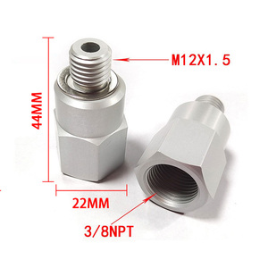 Adaptador de Sensor de Presión de Aceite y Refrigerante CNC de Precisión, M12x1.5 Macho a 3/8" NPT Hembra, para Motores GM LS, de Aluminio a Prueba de Fugas - Product Image 3