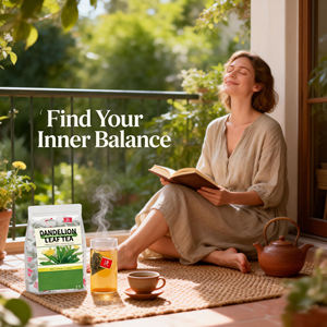 Thé aux herbes détoxifiant à base de feuilles de pissenlit biologique, sachet de 140 g, thé en sachet, traitement à la vapeur, saveur chinoise fraîche, thé santé - Product Image 6