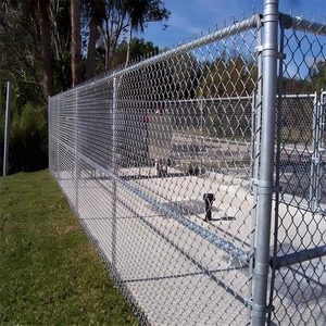 Waterproof Metal Iron <b>Fence</b> Hot Dipped Galvanized Garden <b>Fence</b> Net Park Greening Chain Link Fenc Wire <b>Mesh</b> - Product Image 4