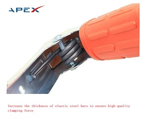 Nửa cách điện 400A 500A lớn kẽm mạ bền Xe pin thiết bị đầu cuối Alligator cá sấu <span class=keywords><strong>Clip</strong></span> uốn tóc bồng/Hàn - Product Image 3