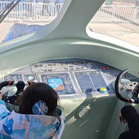 Attraction de terrain de jeux, manège pour enfants, simulateur d'hélicoptère avec piste à vendre
