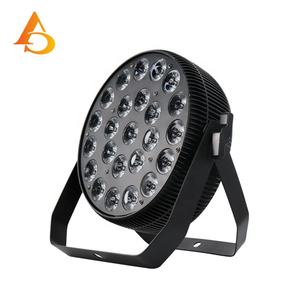 Luz LED Par de Aluminio 24x18w con Control DMX512 RGBWA UV 6en1 para Fiestas y Teatro - Product Image 3