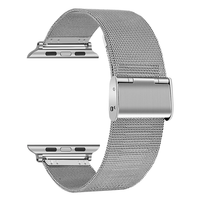 Montre connectée Apple Watch Series 10 avec logo personnalisé, bracelet en acier inoxydable tendance et fermoir pliant, 42 mm, pour homme