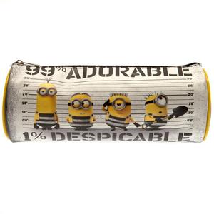 Estuche para lápices Minions, amarillo, es el nuevo material escolar con cremallera cilíndrica negra - Product Image 2