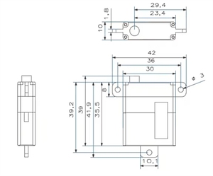 Kst Ds125mg 7kg 6v Original, Engranaje Metálico de Alto Torque con Dientes de Acero Digital para Planeadores, Aviones de Ala Fija, UAV y Helicópteros - Product Image 6