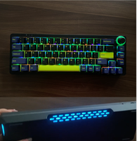 Keyboard Gaming Mekanik RGB Gateron/Kailh Berkabel Nirkabel dengan Antarmuka USB Desain Tahan Air Baru