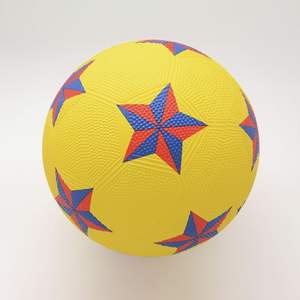 Ballon de football professionnel en caoutchouc résistant à l'eau à haute élasticité pour une pratique intensive et des jeux de ligue - Product Image 1