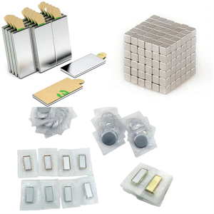 N52SH Disque magnétique diamétralement magnétique en néodyme Adhésif industriel Type carré Aimants pour volets frigorifiques Service de traitement par pliage - Product Image 5