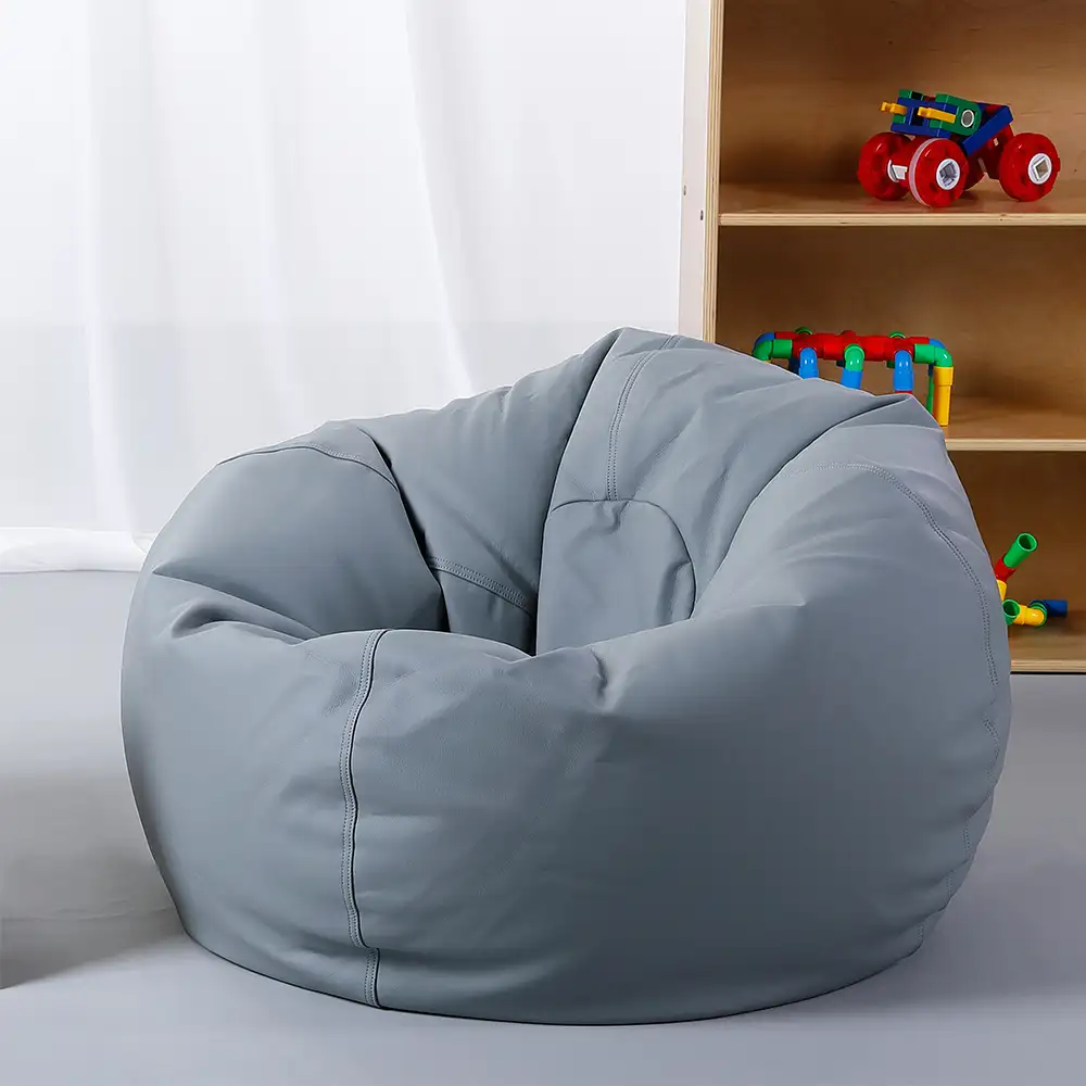Bean Bag Rest Time Furniture Lazy PU Leather Fabric Children Bean Bag Chair Wholesale For Kids And Adults