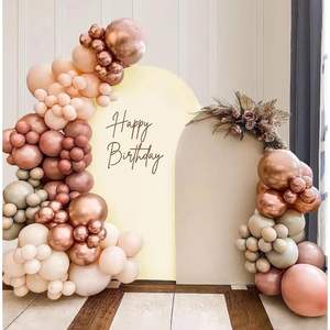 ฝาครอบซุ้มผ้าสแปนเด็กซ์พิมพ์ลายส่วนตัวฉากหลังยืดหยุ่นสำหรับงานแต่งงานวันเกิดวันคริสต์มาสมีสินค้าในสต็อก - Product Image 4