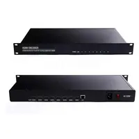 OTT IPTV projesi dijital IPTV Headend düşük maliyetli 4 veya 8 veya 12ch süper h.264 h.265 IPTV kodlayıcı