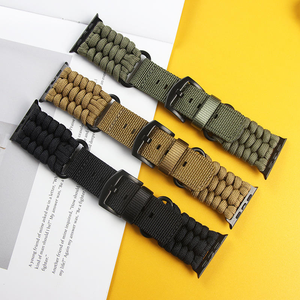 Correa de reloj de nailon trenzado de paracord hecha a mano para Apple Watch Ultra 2 de 49 mm, compatible con iWatch Series 10, 9, 41 mm, 42 mm, 46 mm - Product Image 5