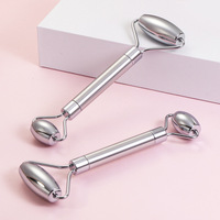 Outils de massage facial double face de haute qualité, outils GuaSha, soins de beauté, rouleau de soin de la peau en métal