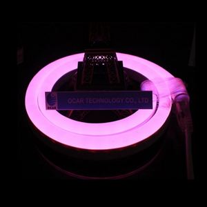 Ruban LED néon 24V extérieur IP68 étanche en plastique, découpable et dimmable pour aménagement paysager - Product Image 2