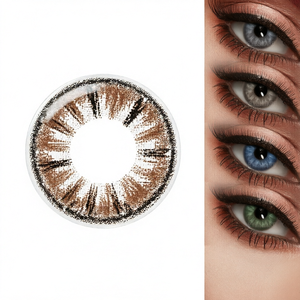 Eyeshare เลนส์คอนแทคเลนส์สีธรรมชาติ ขนาด 14.0 มม. แบบผสมสี  OEM สำหรับใช้ทุกวัน สีฟ้า น้ำตาล เทา เขียว เลนส์ขนาดเล็ก - Product Image 1