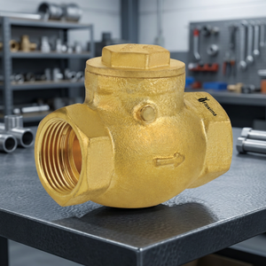 Vanne de retenue hydraulique 1/2 po pour milieux gaz/eau/huile de cuisine commerciale, joint en caoutchouc haute température, OEM disponible - Product Image 3