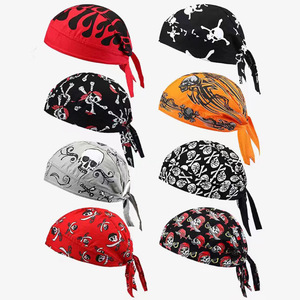 Bán Buôn Người Đàn Ông Phụ Nữ Thời Trang Durag Cotton In Ấn Nhiều <span class=keywords><strong>M</strong></span>àu Hat Biker Thể Thao Ngoài Trời Bandana Head Bọc Với Biểu Tượng Tùy Chỉnh - Product Image 1