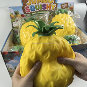 Jouet sensoriel Squishy en gros, ananas géant, jouet Squishy anti-stress en forme de fruit, ananas et fraise - Product Image 6