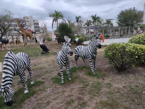 Sculptures d'<span class=keywords><strong>animaux</strong></span> en fibre de verre de bonne qualité, réalistes, faites à la main, pour l'extérieur, grande forêt, accessoires de décoration, Sculptures antilope tibétaines - Product Image 5