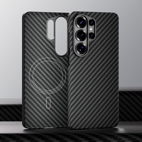 JOYPORODO V-K01 pour Samsung S26 S25 S24 Ultra Plus Coque de téléphone ultra-fine en fibre d'aramide antichoc pour Xiaomi 15 Ultra