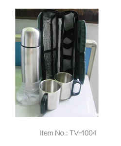 Simple Bullet-Shaped 304 Stainless Steel Vacuum Insulated Water Bottle Mug Set 6-12 Hours Thermal Insulation Modern Design Large - Product Image 1