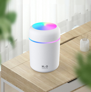 New Arrival LED Light Ultrasonic <strong>Atomizer</strong> H2O Humidifier Accept LOGO Cheap Price USB Mini Humidifier for Car Home Office - Product Image 2