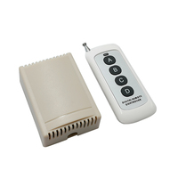 Module récepteur de relais 4 canaux DC 12V avec télécommande RF universelle 4 canaux 433 Mhz