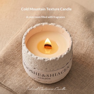 Cold Mountain Style Scented <b>Candle</b> Natural Soy Wax Wooden Wick Relaxing Aromatherapy <b>Candle</b> For Home Decor Gift - Product Image 3