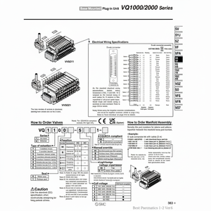 Válvula solenoide neumática SMC, válvulas de control de, producto - Product Image 1
