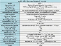 Testeur ultrasonique non destructif du béton U910, détection numérique de la profondeur des fissures par mesure de vitesse d'impulsion, détection des défauts ASTM C597 EN 12504