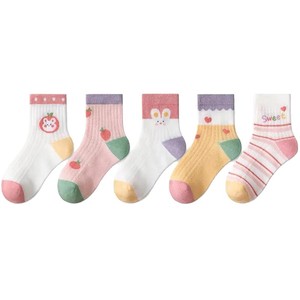Thin Children's Ankle Socks Mesh Breathable Sweat Absorbent Spring Summer Toddler Socks - Product Image 1