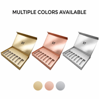 Coffret Cadeau Luxe Doré pour Sérum Visage – Kit Personnalisable avec Impression de Logo, Boîte Rigide en Carton avec Fermeture Magnétique