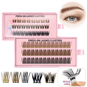 Pestañas Individuales de Racimo Naturales de Ojo de Gato de 8-18 mm, Hechas a Mano, Cómodas, para Invitadas de Boda y Looks Diarios Suaves y Glamurosos - Product Image 2