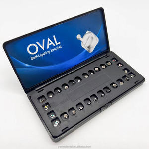 Yamei ortho Yamei ऑर्थोडोन्टिक ब्रैकेट डी ऑर्टोडोसिया अंडाकार गोल बेस चीन सेंटरलाइन स्व लिगेशन ब्रेस डेंटल उपकरण - Product Image 4