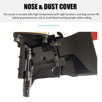 Pistolet à clous pneumatique CN57 pour le travail sur palettes en bois, usage industriel et bricolage, application de construction